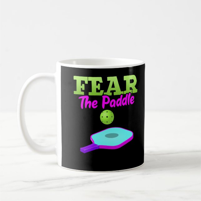 Funny Pickleball Sport Lover Paddle Kaffeetasse (Links)
