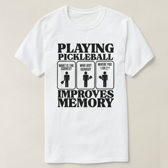 Funny Pickleball T-Shirt - Pickleball mens shirts (Design vorne)