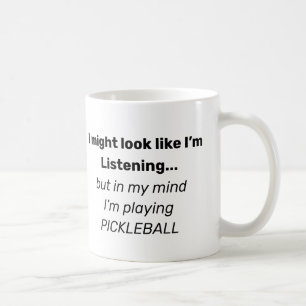 Funny Pickleball text Coffee Tasse von Deb Jeffrey