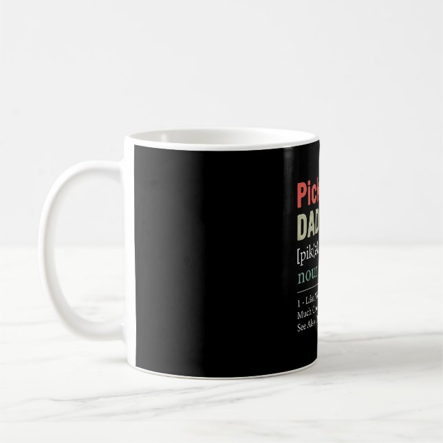 Funny Pickleball Vater Definition Vatertag Kaffeetasse (Links)