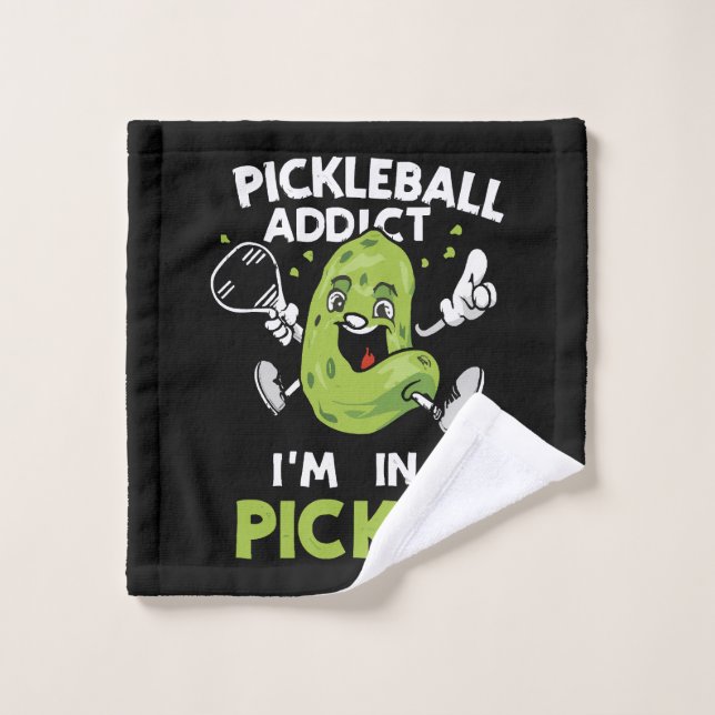 Funny-Pickleball Waschlappen (Waschlappen)