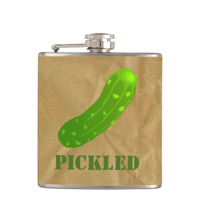 Funny Pickled Flask Flachmann (Vorderseite)