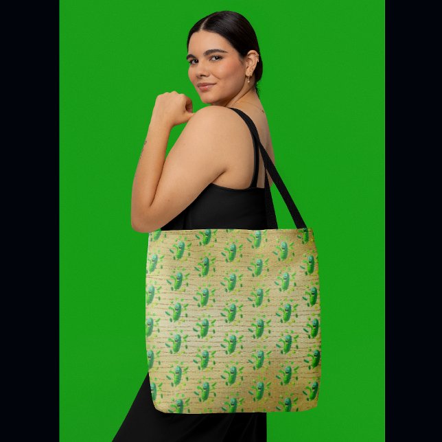 Funny Pickleman Tragetaschen Mit Langen Trägern (2 styles Pickleman tote bag.)