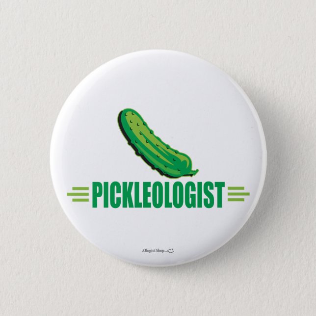 Funny Pickleologin Button (Vorderseite)