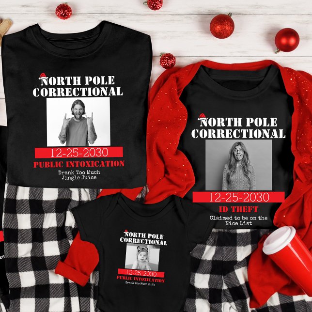 Funny Picture Matching Familie Weihnachten Pajama T-Shirt (Von Creator hochgeladen)