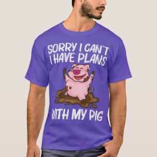 Funny Pig Design für Männer Frauen Hog Bauer Farm T-Shirt