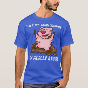 Funny Pig Design für Männer Frauen Hog Bauer Farm T-Shirt