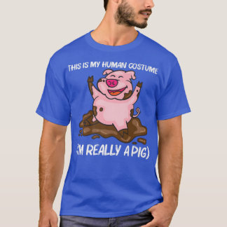 Funny Pig Design für Männer Frauen Hog Bauer Farm  T-Shirt