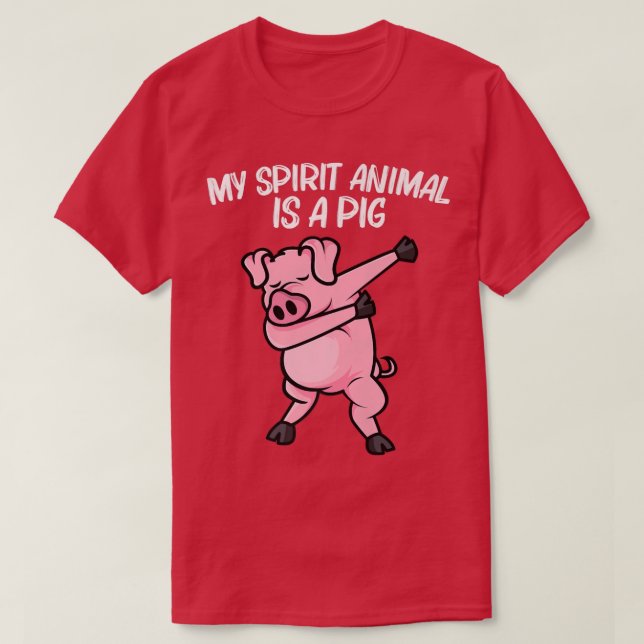 Funny Pig Design für Männer Frauen Schweinebau Sch T-Shirt (Design vorne)