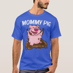 Funny Pig Design Mama Hog Bauer Farm Ani T-Shirt
