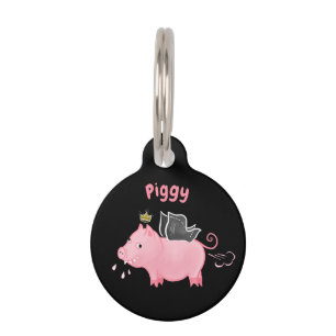 Funny Pig Fairy Cartoon - Niedliche Schweinzaubere Haustiermarke
