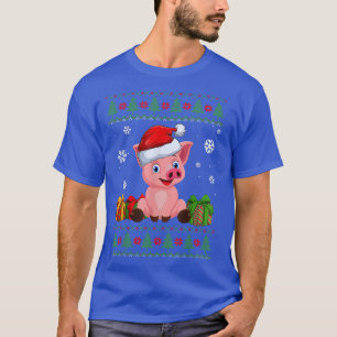 Funny Pig liebt Niedliche Schweinefleisch Weihnach T-Shirt