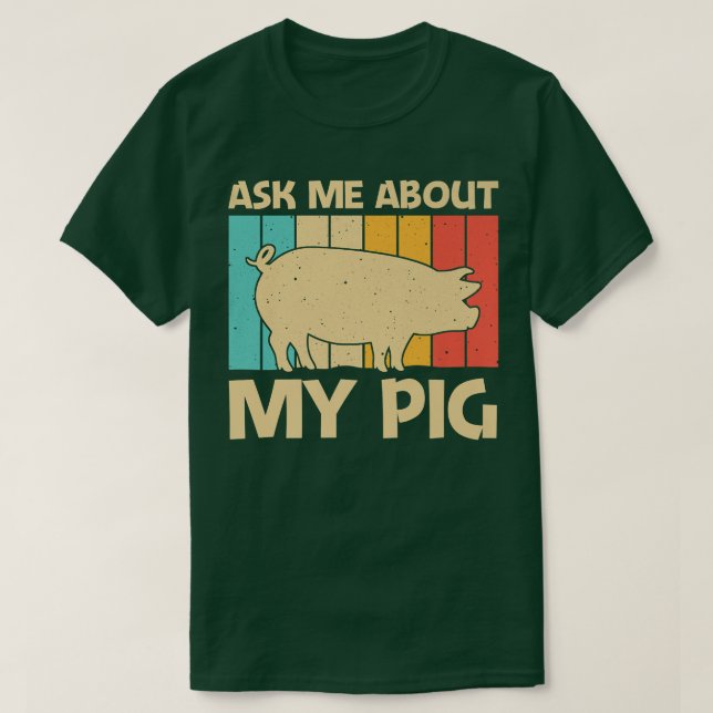 Funny Pig Women Women Bacon Animal Lover Swine F T-Shirt (Design vorne)