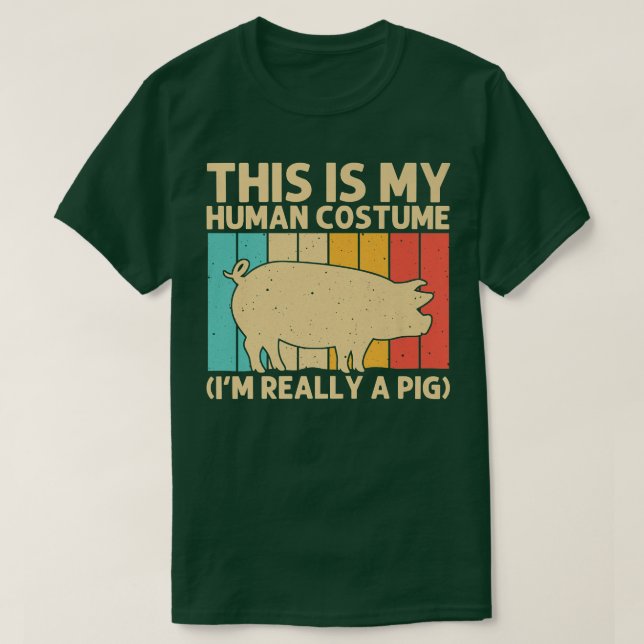 Funny Pig Women Women Bacon Animal Lover Swine F T-Shirt (Design vorne)