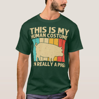 Funny Pig Women Women Bacon Animal Lover Swine F T-Shirt
