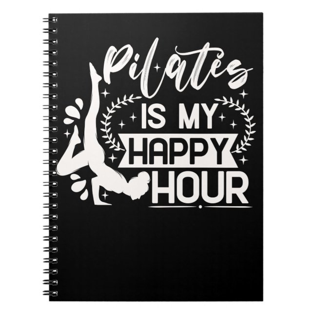 Funny Pilates Instructor Girl Funny Pilates Lover Notizblock (Vorderseite)