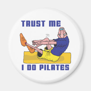 Funny Pilates Magnet