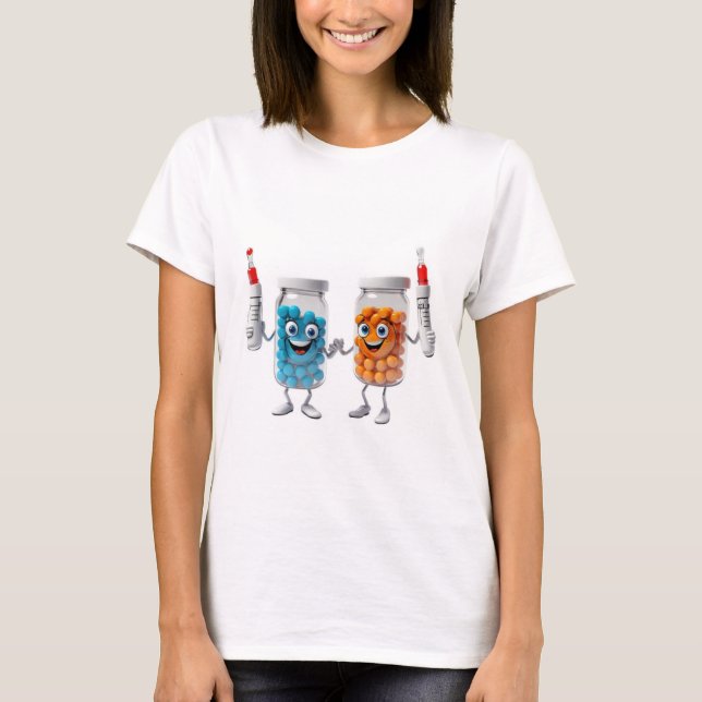 Funny Pill Bottle T-Shirt (Vorderseite)