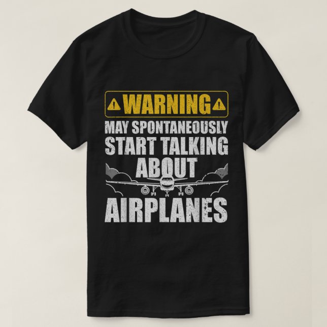 Funny Pilot Art für Frauen Pilot Flugzeug Flugzeug T-Shirt (Design vorne)