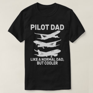 Funny Pilot Art für Vater Pilot Luftfahrzeug T-Shirt
