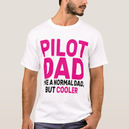 Funny Pilot Art für Vater Pilot Luftfahrzeug T-Shirt