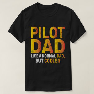 Funny Pilot Art für Vater Pilot Luftfahrzeug T-Shirt