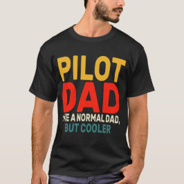 Funny Pilot Art für Vater Pilot Luftfahrzeug T-Shirt