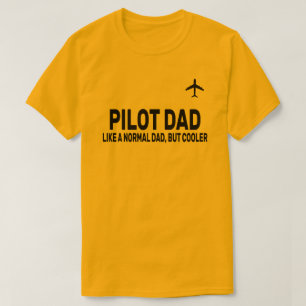 Funny Pilot Art für Vater Pilot Luftfahrzeug T-Shirt