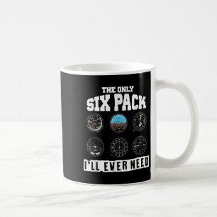 Funny Pilot Aviation - das einzige Sixpack, das ic Kaffeetasse
