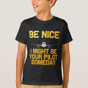 Funny Pilot Design Frauen Luftfahrzeug T-Shirt