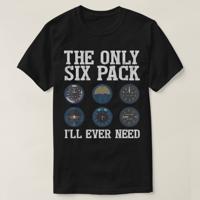 Funny pilot slogan for airplane aviator  T-Shirt (Design vorne)