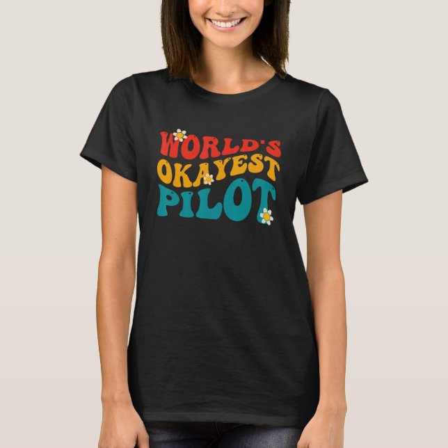 Funny Pilot T-Shirt (Vorderseite)