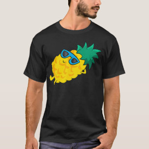 Funny Pineaple Summer Fruit Sonnenbrille Niedlich T-Shirt