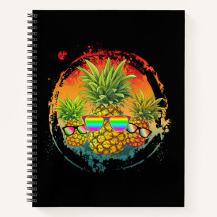 Funny Pineaple Summer Vibes Notizbuch