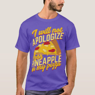 Funny Pineapple Pizza Lover Geschenk T-Shirt