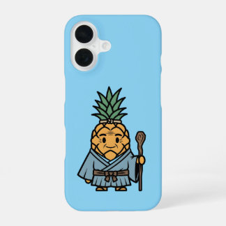 Funny Pineapple Sensei Master Samurai Illustration iPhone 16 Hülle