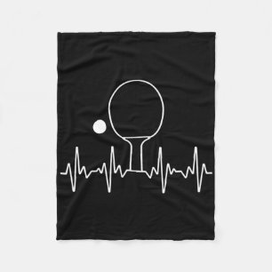 Funny Ping Pong Geschenk für Männer Frauen Tischte Fleecedecke