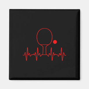 Funny Ping Pong Geschenk für Männer Frauen Tischte Magnet