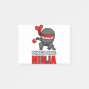 Funny Ping Pong Lovers - Tischtennis Post-it Klebezettel