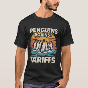 Funny Pinguin gegen Zöllen und Zöllen Pingui T-Shirt