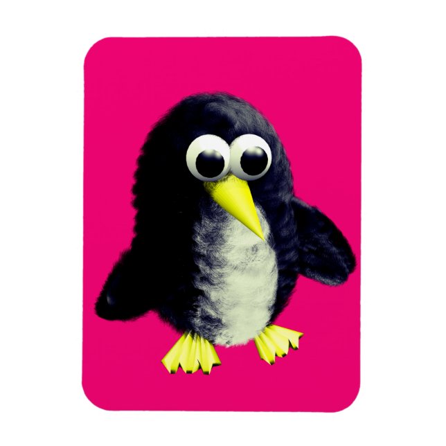 Funny Pinguin Magnet (Vertikal)