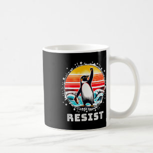 Funny Pinguin Resist Pinguine Protest gegen Tari Kaffeetasse