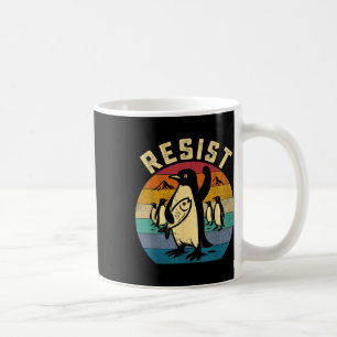 Funny Pinguin Resist Pinguine Protest gegen Tari Kaffeetasse