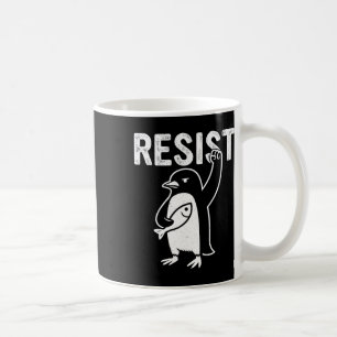 Funny Pinguin Resist Pinguine Protest gegen Tari Kaffeetasse
