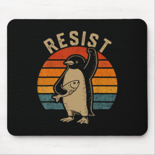 Funny Pinguin Resist Pinguine Protest gegen Tari Mousepad