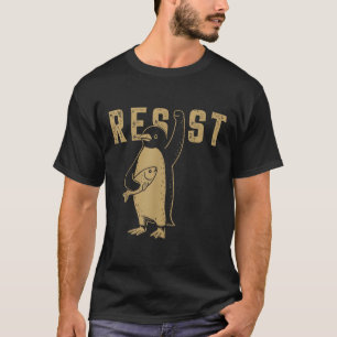 Funny Pinguin Resist Pinguine Protest gegen Tari T-Shirt