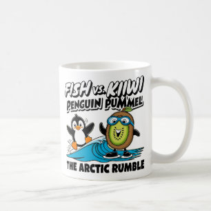 Funny Pinguin und Kiwi Kaffeetasse