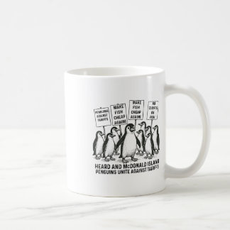 Funny Pinguine gegen Tariffs Heard Island Pengui Kaffeetasse