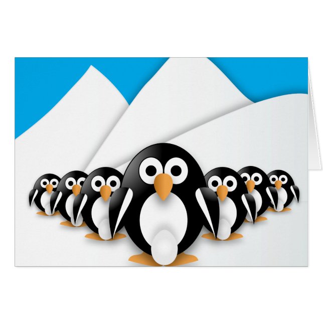 Funny Pinguins (Vorderseite (Horizontal))