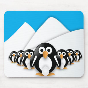 Funny Pinguins Mousepad